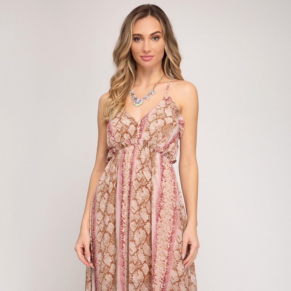 Animal Print Maxi dress